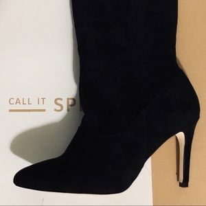 Call It Spring “Toecien” Thigh-High Pointed Toe Boots